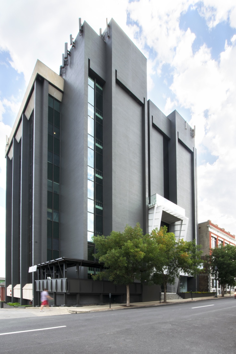 112 W Center, a seven story brick and glass building