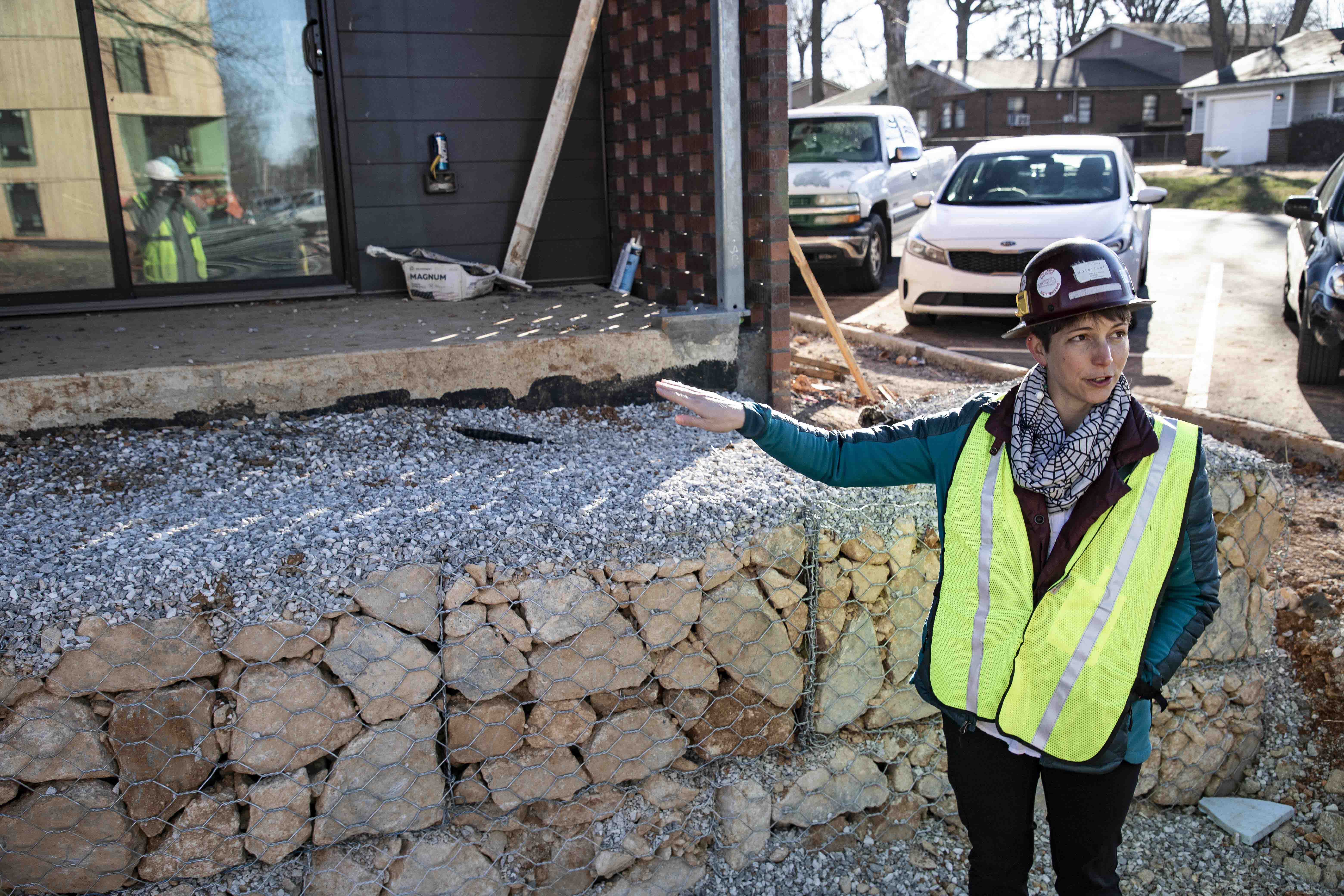 Meredith Hendricks on job site